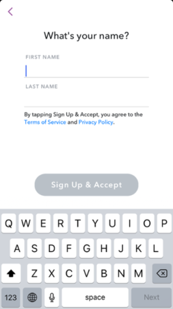 snapchat-signup-name