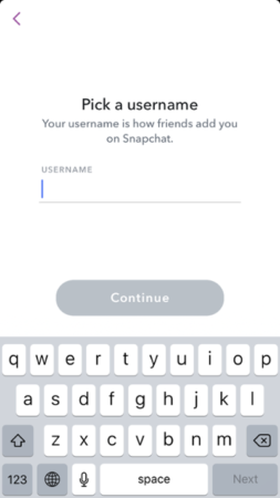 snapchat-signup-username