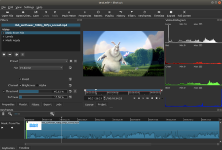 Shotcut video editing tool