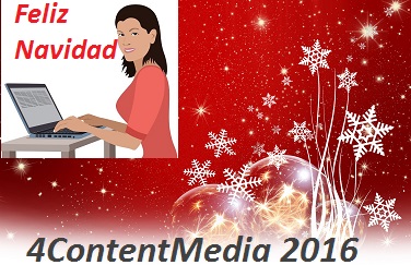 Merry Christmas 2016 from 4ContentMedia