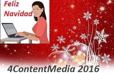 Merry Christmas 2016 from 4ContentMedia