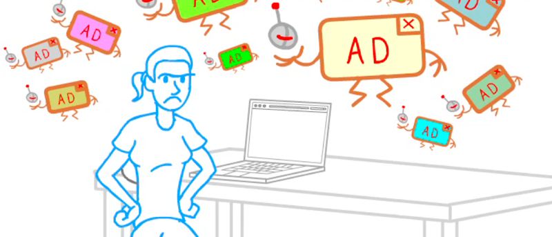 What makes online ads intrusive to 91% browsers? What is the alternate?