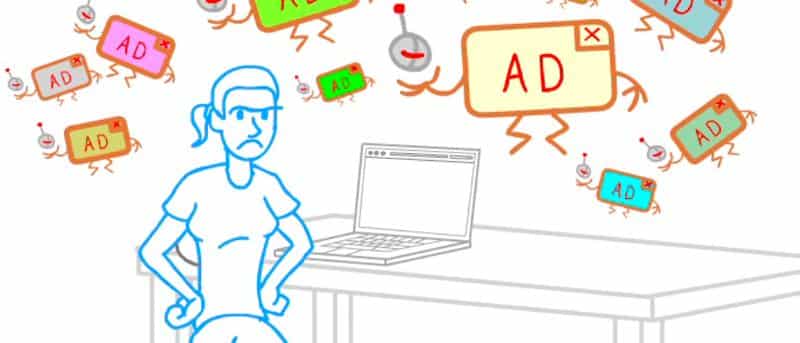 What makes online ads intrusive to 91% browsers? What is the alternate?