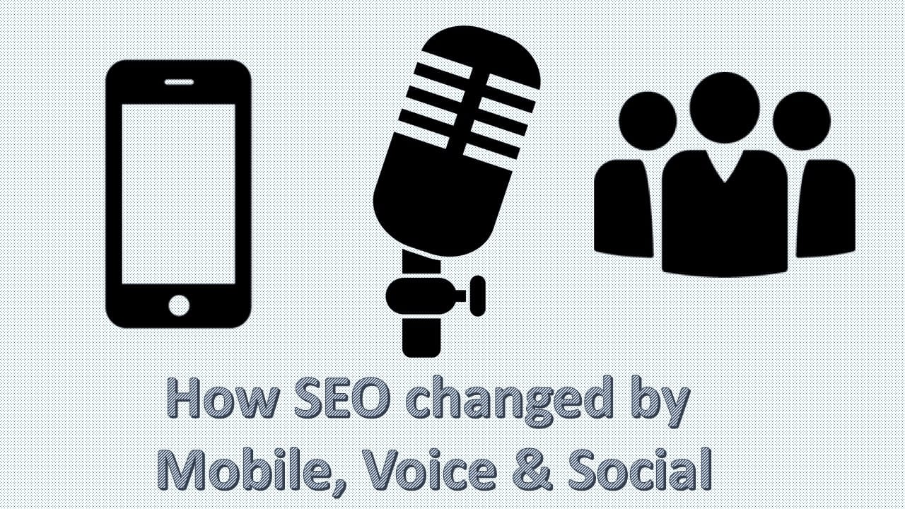 How SEO changed by Mobile, Voice and Social? A walk through with Stats