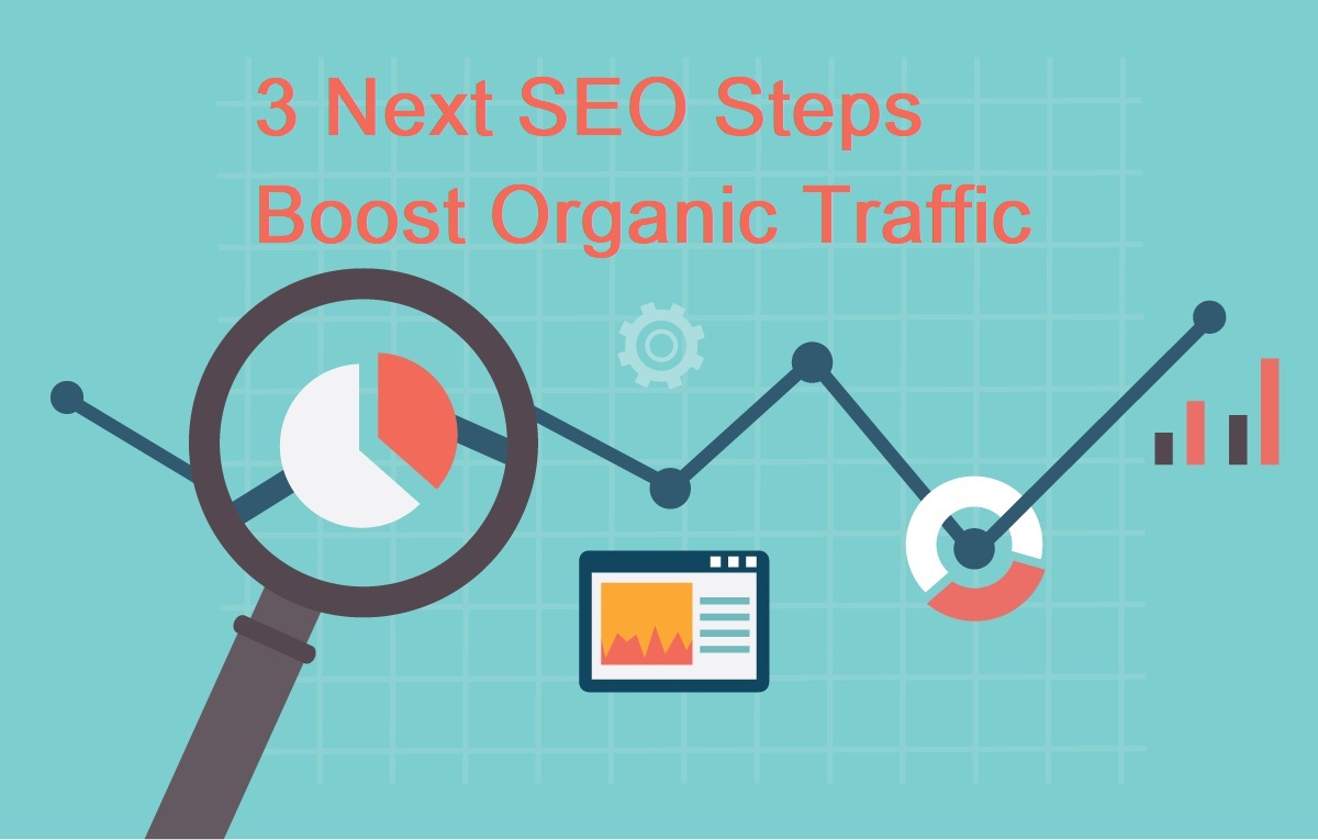 3 next SEO steps to further increase website organic traffic