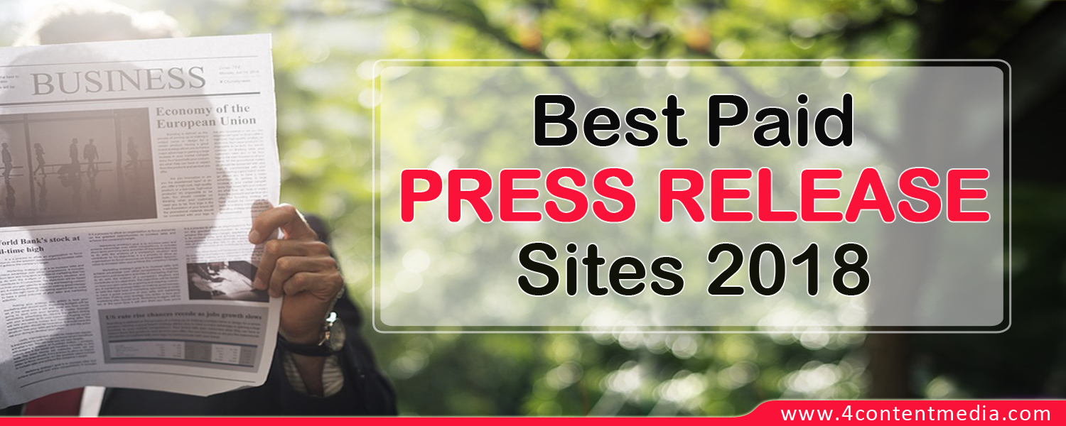 Best Paid Press Release Sites 2018