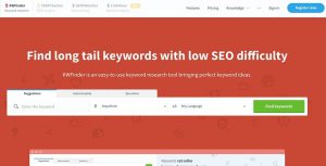 KW-Finder tools for seo