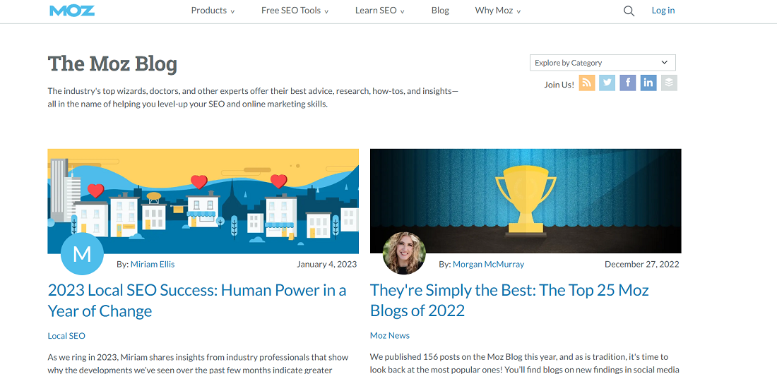 The Moz Blog - resources to learn SEO