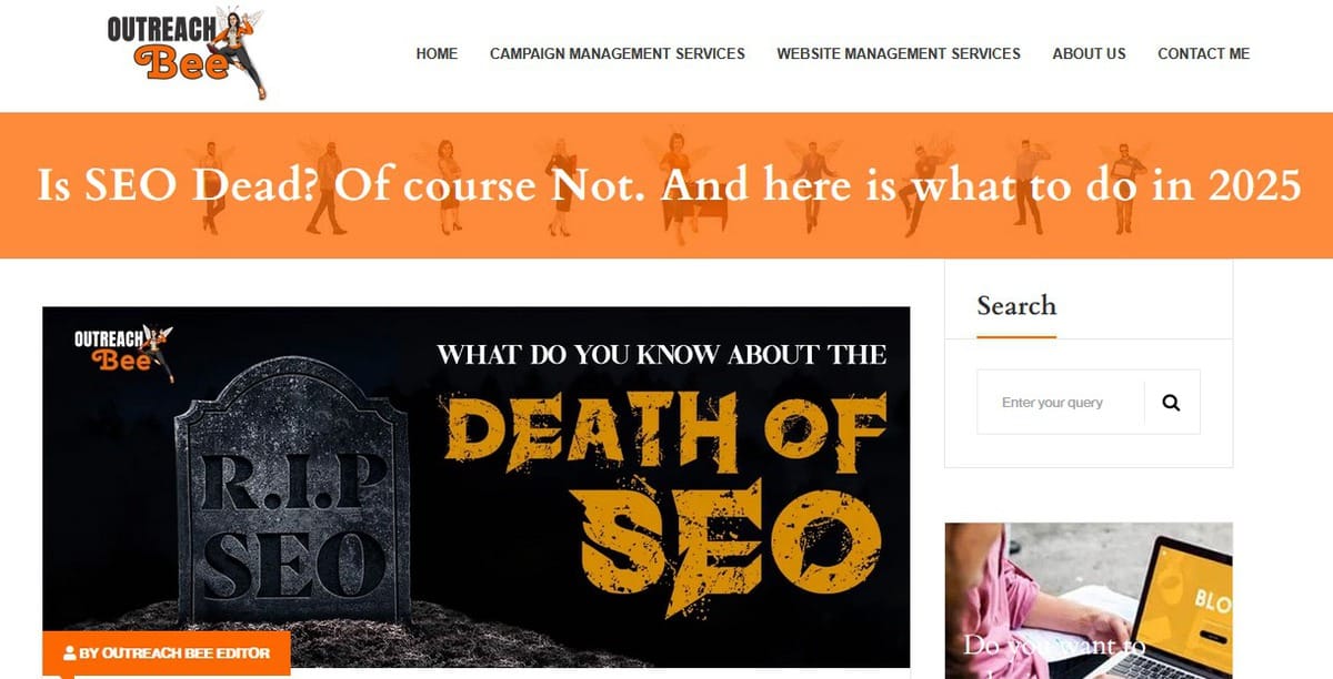 SEO is dead?