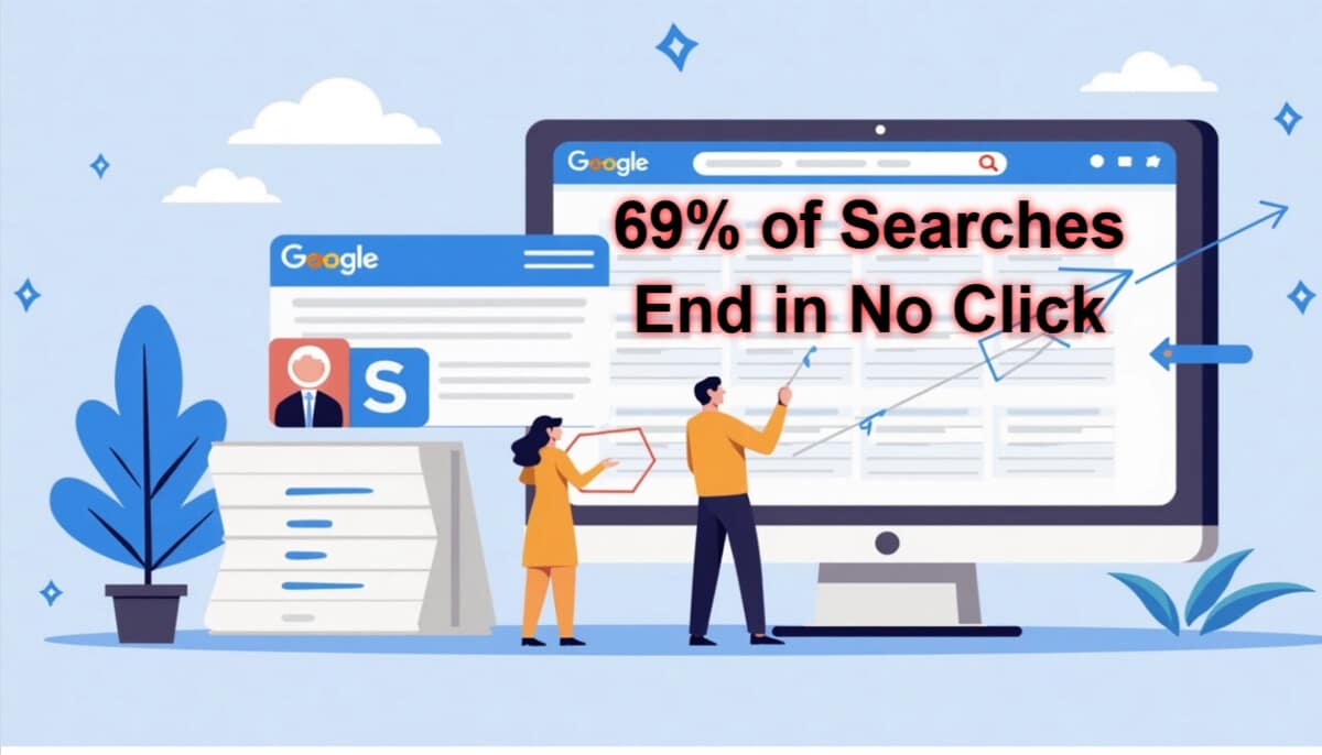 69% of Searches End in No Click